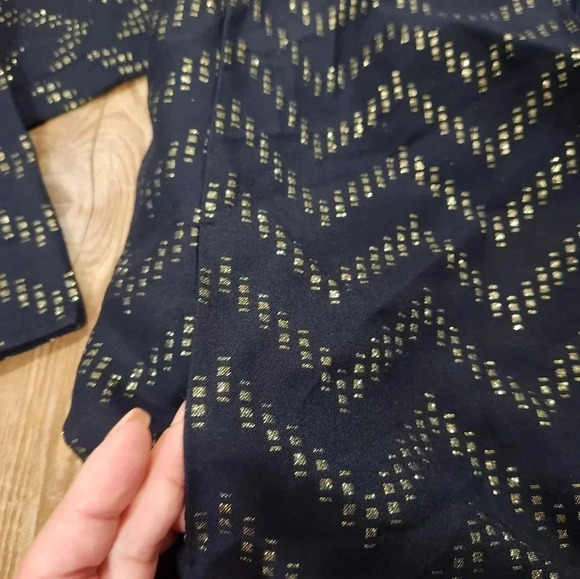 NWT Chico's Traveler's Chevron Jacket in Ink Combo - Picture 6 of 10